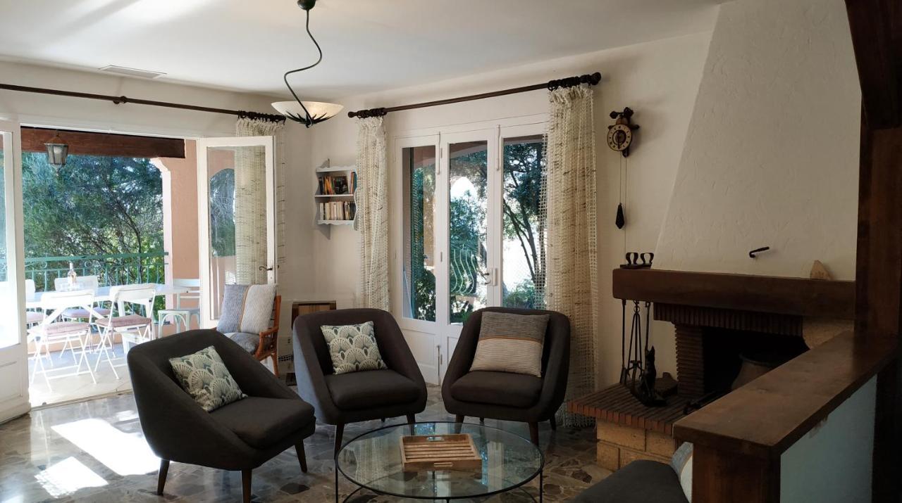 Villa Les Trois Chenes, Piscine Privee & Vue Mer Sur Golfe De Saint Tropez Les Issambres Kültér fotó